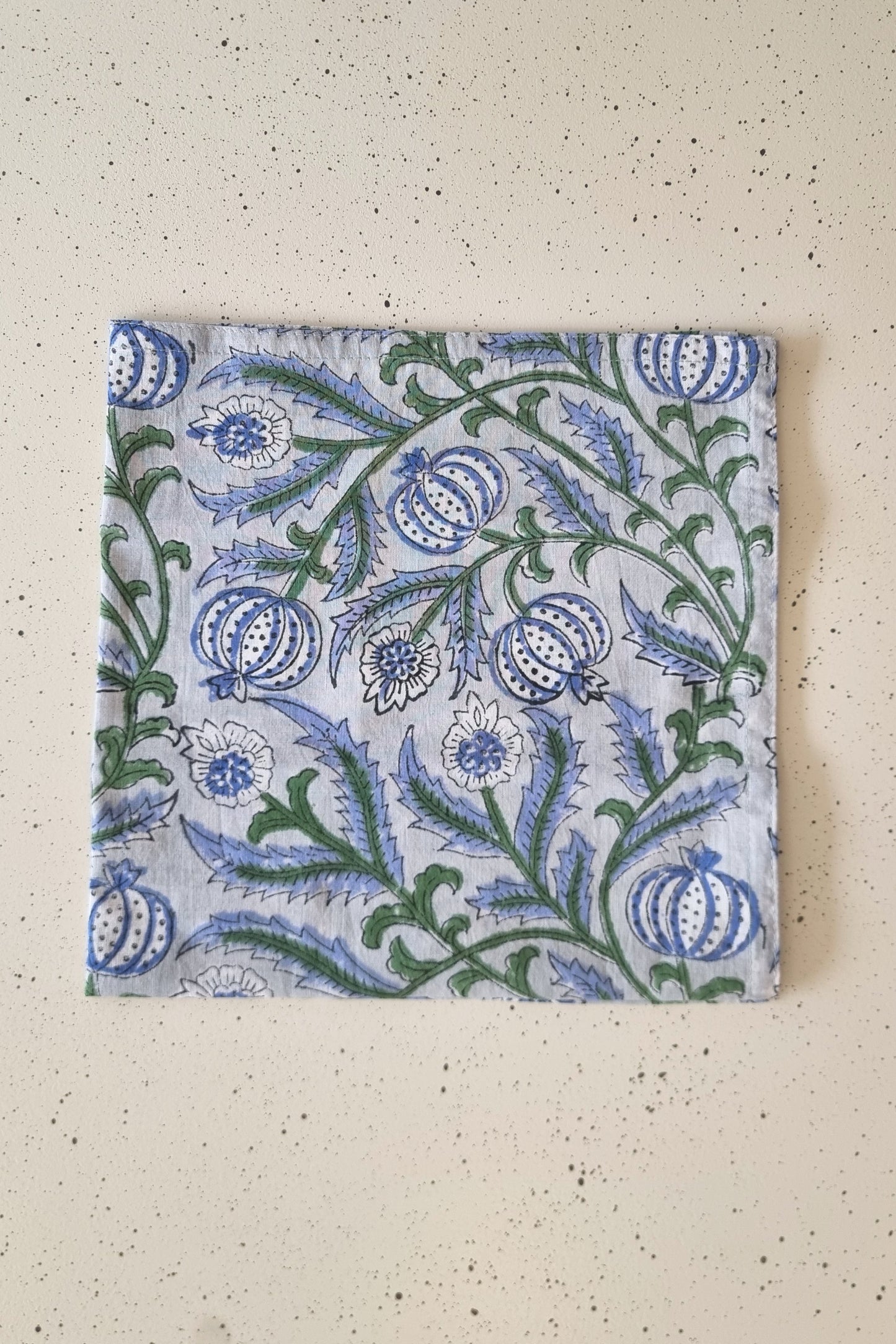 Servilleta N.º7 Gris y azul