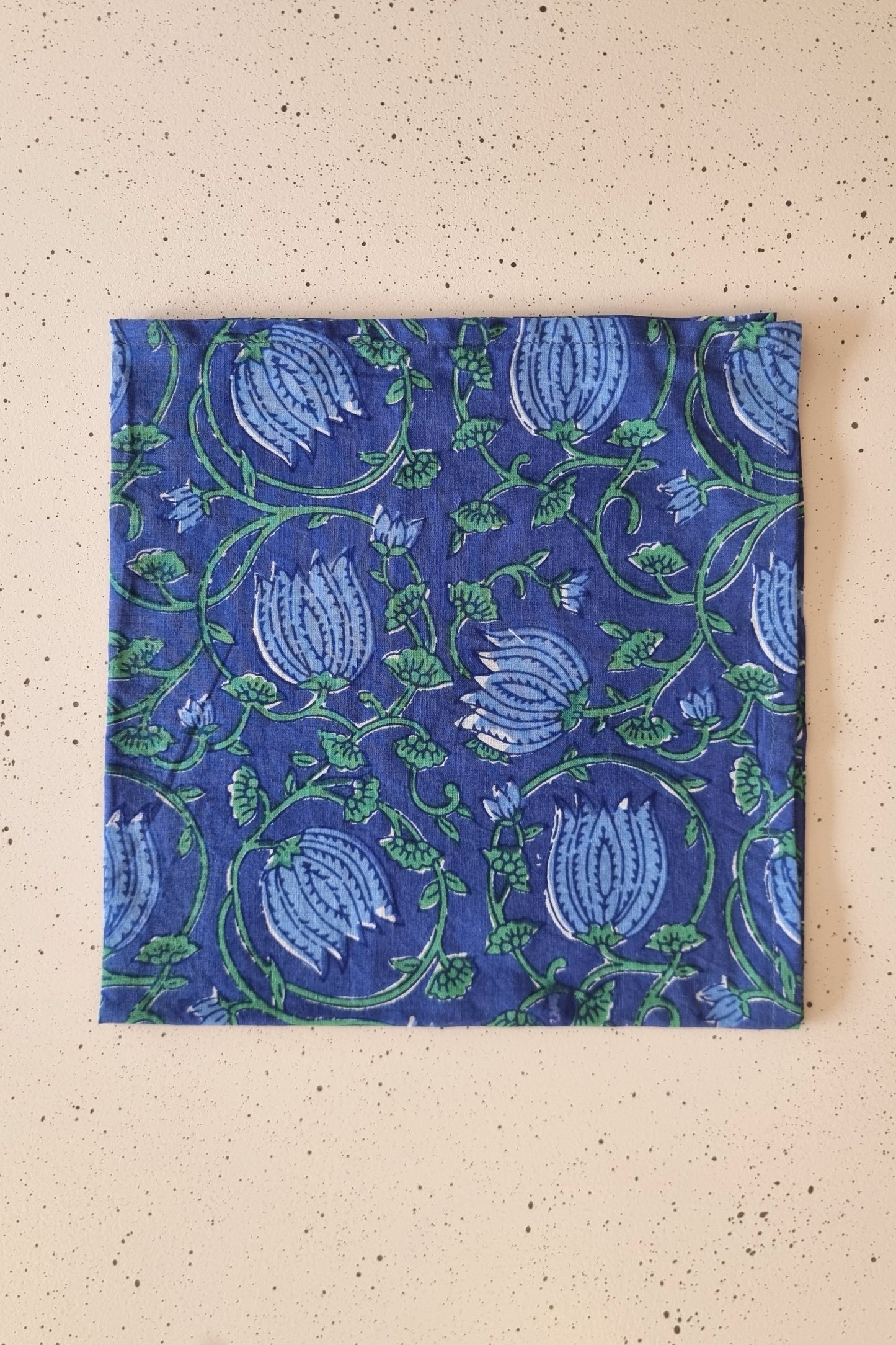 Servilleta N.º 10 Flor azul