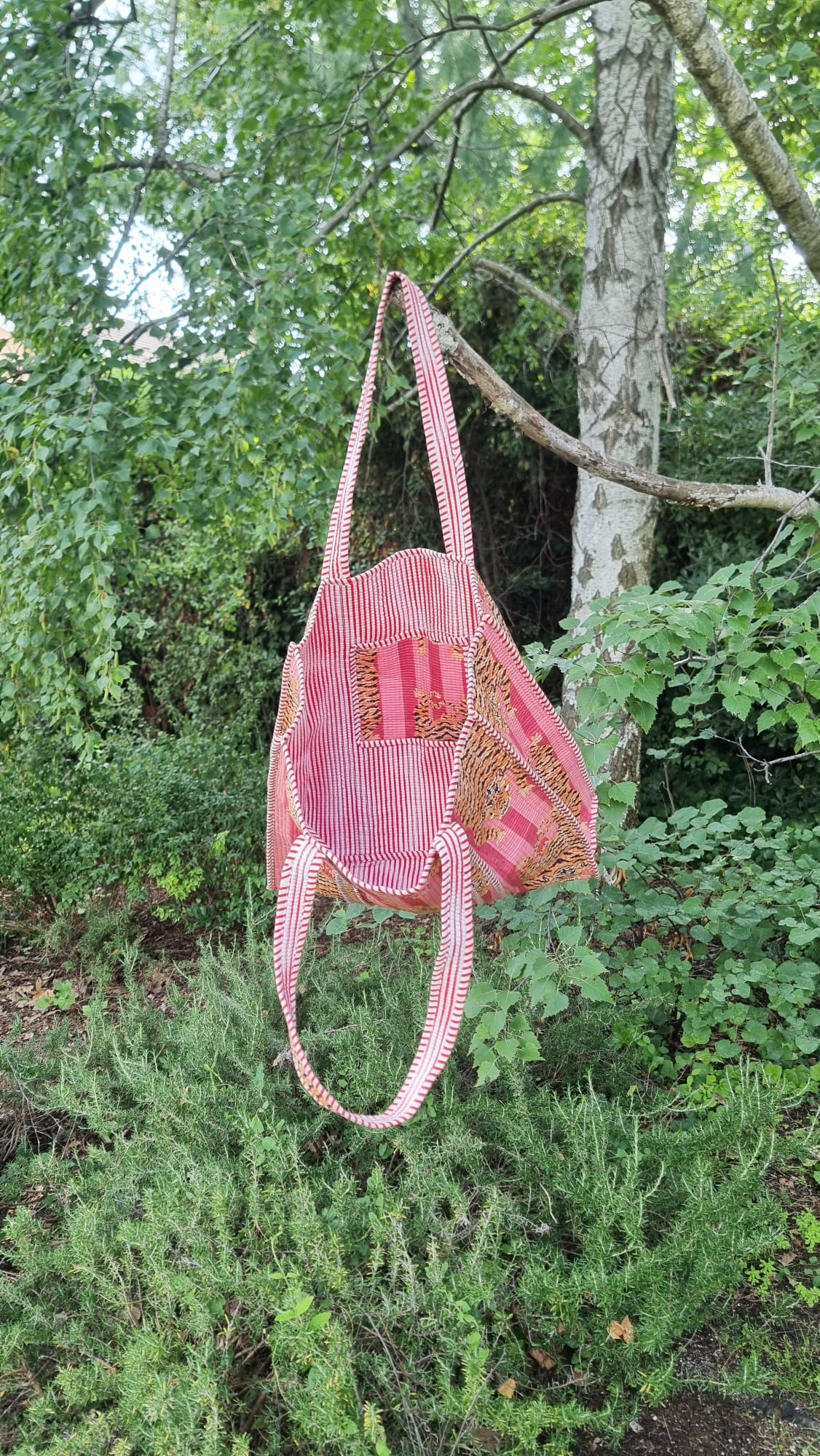 Tote bags - Tigres rosa CLARO