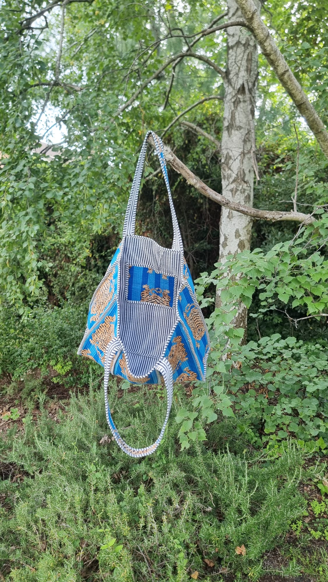 Tote bag - Tigres azul