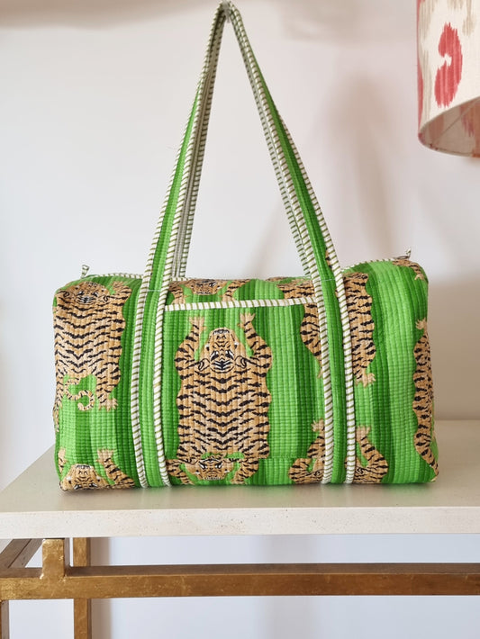 Bolsa de fin de semana - Tigres verde