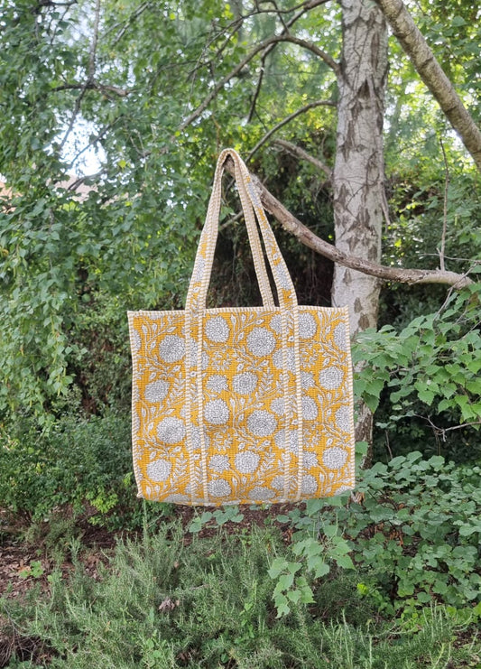 Tote bag - Floral amarilla