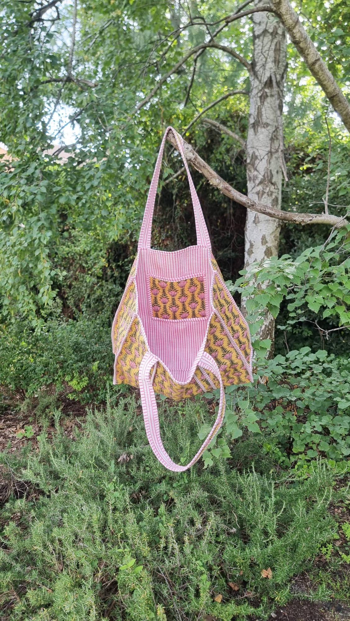 Tote bag - Tulipanes amarilla