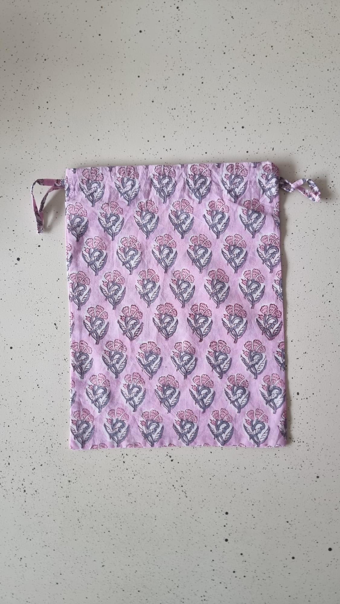 Bolsa de tela grande - Rosa claro