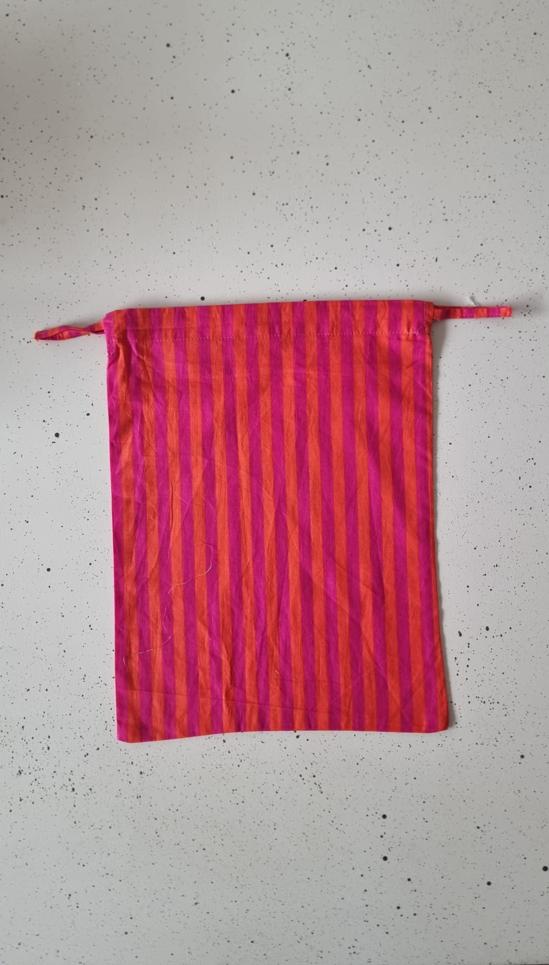 Bolsa de tela grande - Roja y fucsia